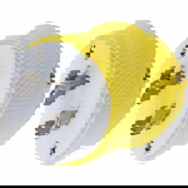 Locking Inlet: Plug, Marine, L14-20P, 125 & 250V, Yellow