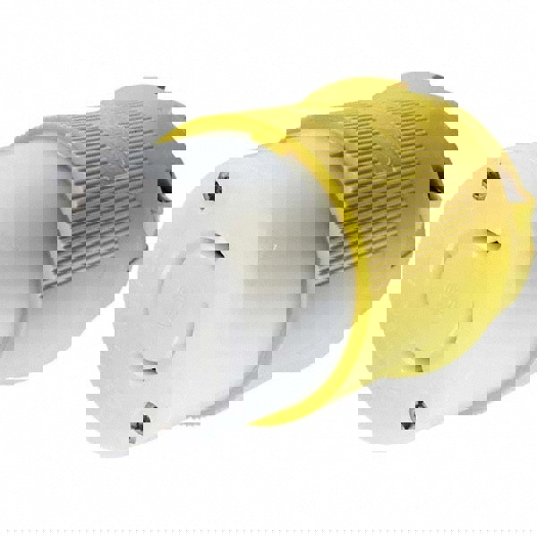 Locking Inlet: Plug, Marine, L16-20P, 480V, Yellow