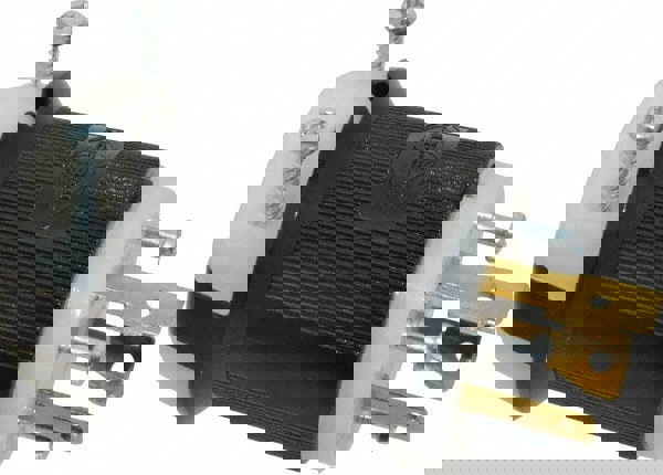 Locking Inlet: Plug, Industrial, L8-30P, 480V, Black & White