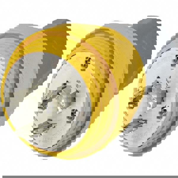 Locking Inlet: Connector, Industrial, Non-NEMA, 125 & 250V, Yellow