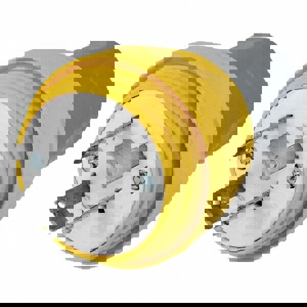 Locking Inlet: Plug, Industrial, Non-NEMA, 125 & 250V, Yellow