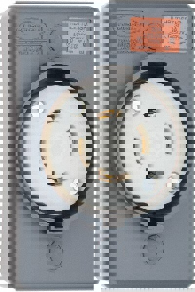 125/250 VAC, 30 Amp, L14-30R NEMA, Self Grounding Receptacle