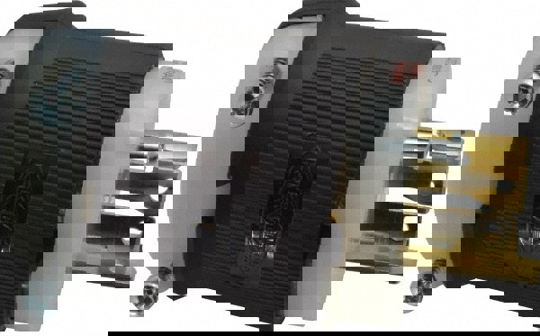 Locking Inlet: Plug, Industrial, L16-30P, 480V, Black & White