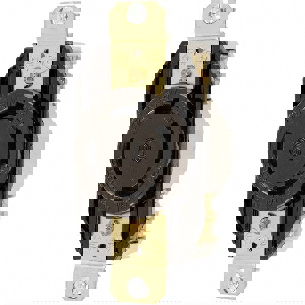 Twist Lock Receptacles; Receptacle/Part Type: Receptacle; Gender: Female; NEMA Configuration: L17-30R; Flange Style: No Flange; Amperage: 30 A; Number Of Poles: 3; Number Of Wires: 4; Resistance Features: Impact-Resistant; Number of Poles: 3; Grounding St