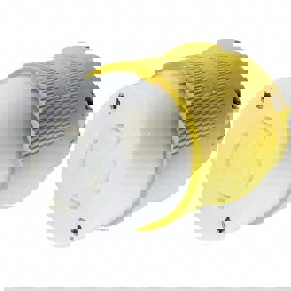 Locking Inlet: Connector, Marine, L14-30R, 125 & 250V, Yellow