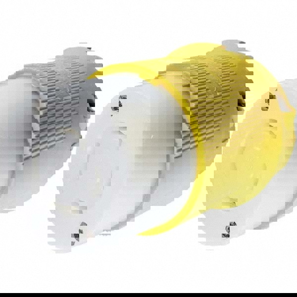 Locking Inlet: Connector, Marine, L15-30R, 250V, Yellow