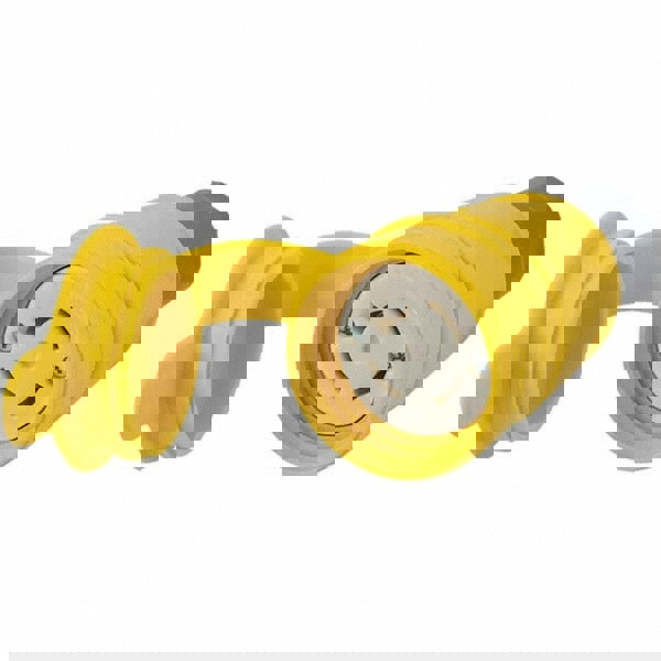 Locking Inlet: Connector, Industrial, Non-NEMA, 120 & 208V, Yellow