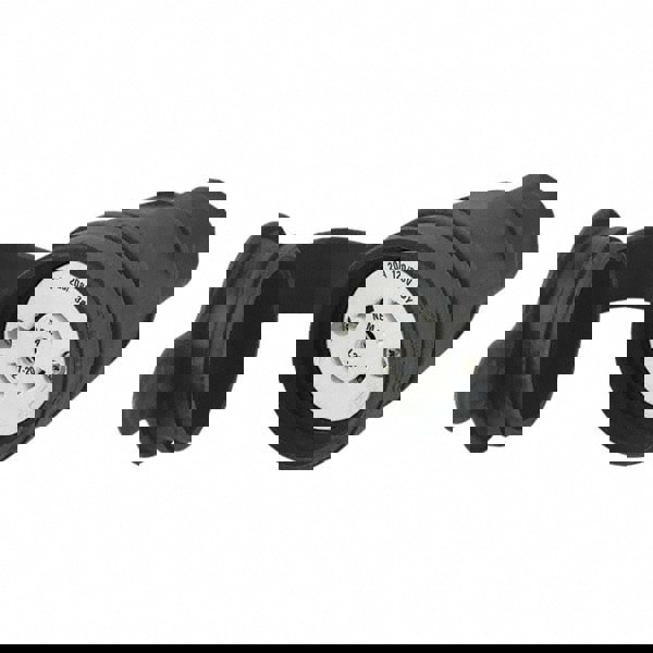 Locking Inlet: Connector, Industrial, L21-20R, 120 & 208V, White