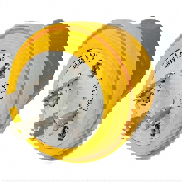 Locking Inlet: Plug, Industrial, L6-30P, 250V, Yellow