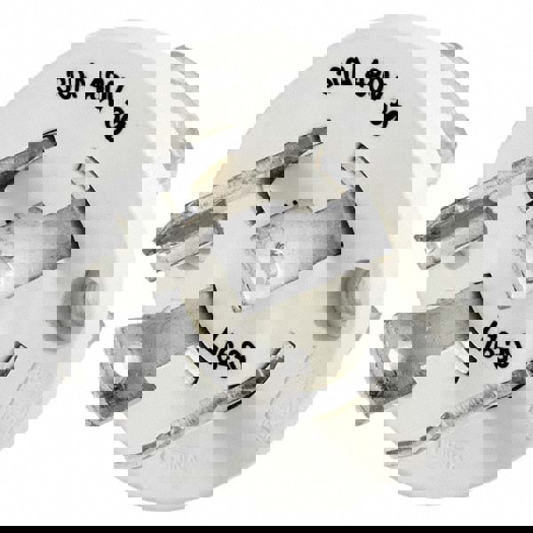 Locking Inlet: Plug, Industrial, L16-30P, 480V, White