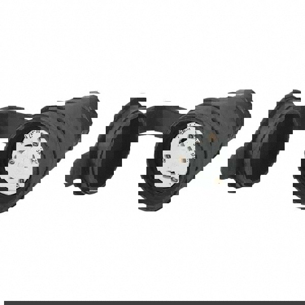 Locking Inlet: Connector, Industrial, L5-30R, 125V, Black