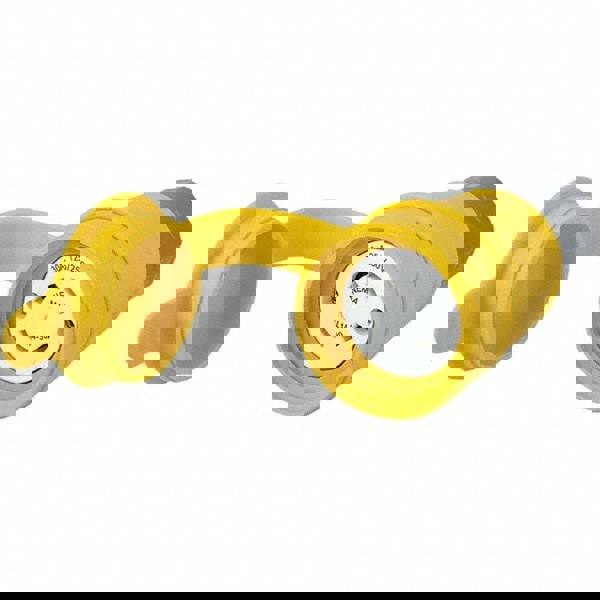 Locking Inlet: Connector, Industrial, L14-30R, 125 & 250V, Yellow