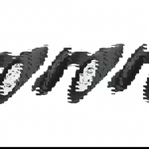 Locking Inlet: Connector, Industrial, L16-30R, 480V, Black