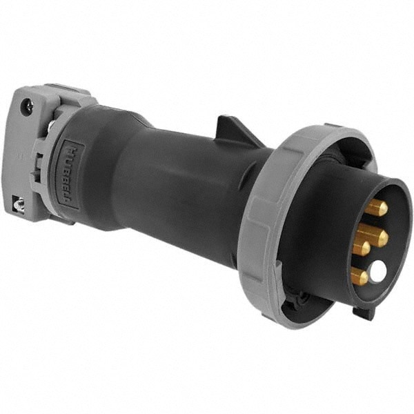 Pin & Sleeve Plugs & Connectors; Connector Type: Plug; Pin Configuration: 2; Pin Configuration: 2; Number Of Poles: 3; Number of Poles: 3; Amperage: 100 A; Amperage: 100 A; Voltage: 600 V ac; Voltage: 600 V ac; Housing Material: Nylon; Maximum Cord Grip D