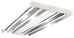 4 Lamps, 32 Watts, Fluorescent, High Bay Fixture