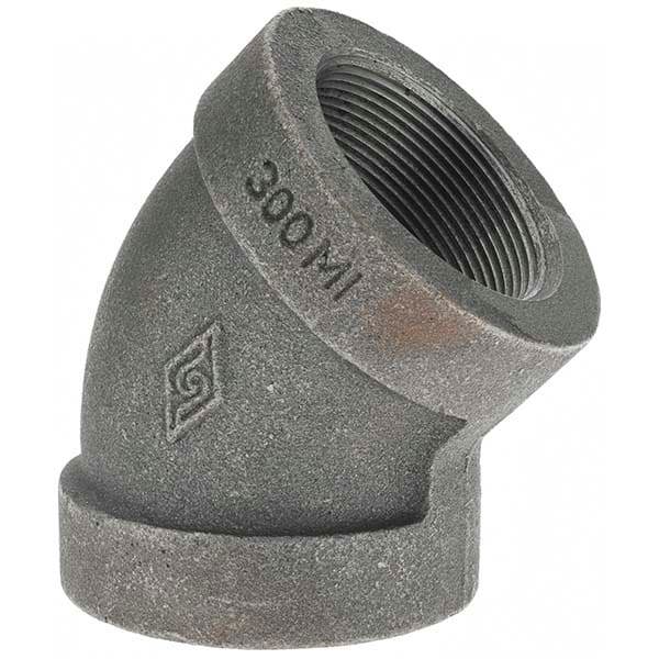 Black 45 &deg; Elbow: 2