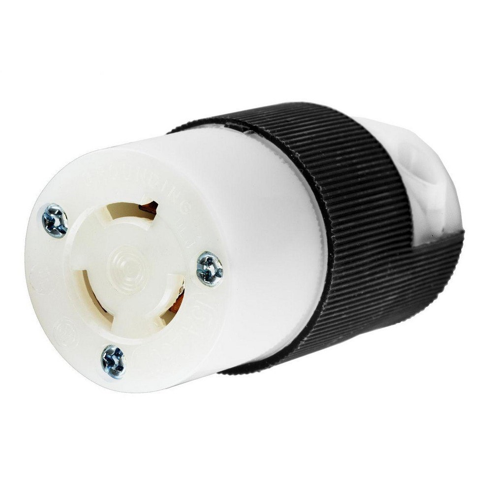 Twist Lock Receptacles; Receptacle Type: Single ; Mount Type: Screw ; Gender: Female ; Material: Nylon ; Color: Black; White ; Flange Style: No Flange