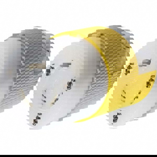 Locking Inlet: Connector, Marine, L6-15R, 250V, Yellow