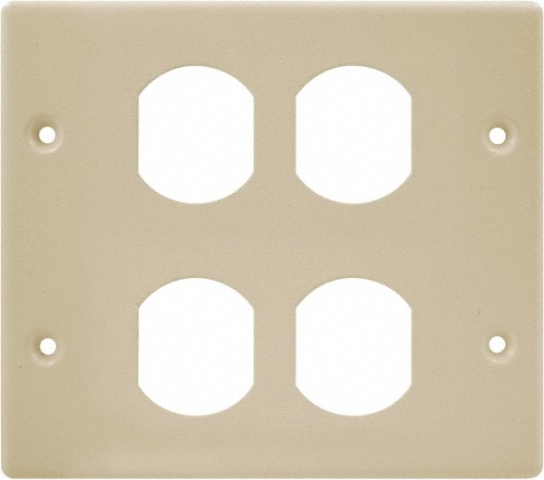 5.43 Inch Long x 4-3/4 Inch High, Rectangular Raceway Plate