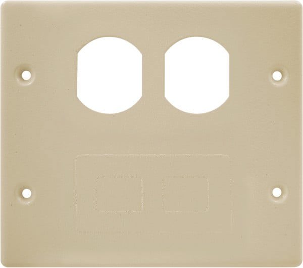 5.43 Inch Long x 4-3/4 Inch High, Rectangular Raceway Plate
