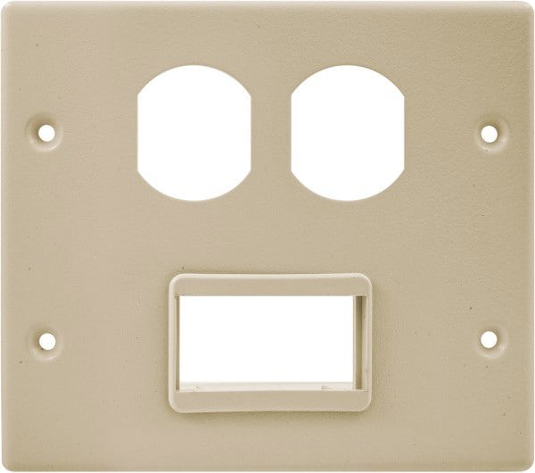 5.43 Inch Long x 4-3/4 Inch High, Rectangular Raceway Plate