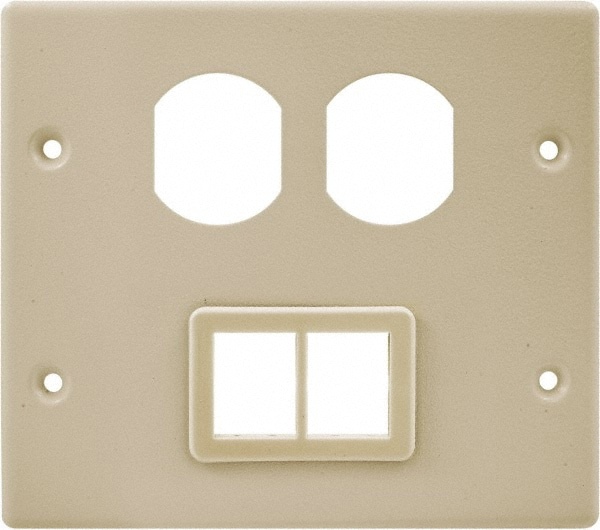 5.43 Inch Long x 4-3/4 Inch High, Rectangular Raceway Plate