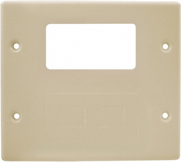 5.43 Inch Long x 4-3/4 Inch High, Rectangular Raceway Plate