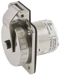 125/250 VAC, 50 Amp, Self Grounding Inlet