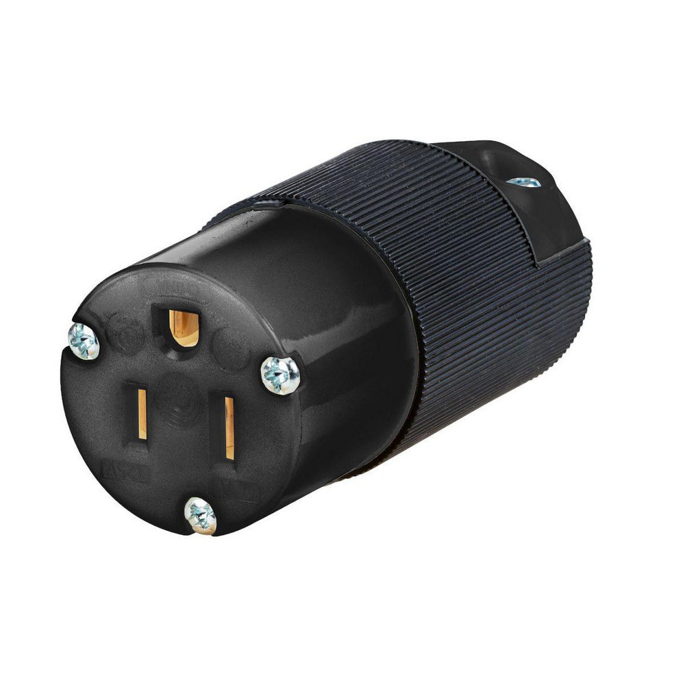Straight Blade Plugs & Connectors; Connector Type: Female ; Grade: Industrial ; Connector Angle: No Angle ; Amperage: 15.0000 ; Voltage: 125V ; Number Of Poles: 2