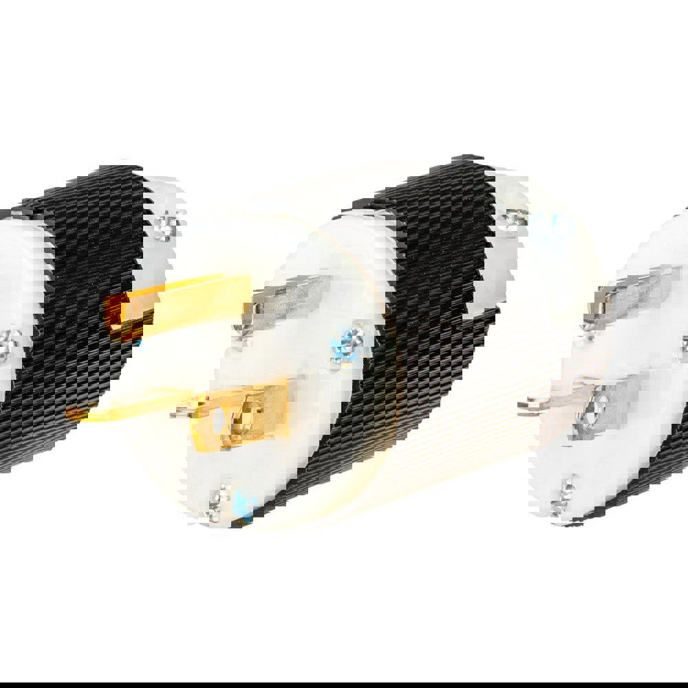 Straight Blade Plugs & Connectors; Connector Type: Plug ; Grade: Industrial ; Connector Angle: No Angle ; Amperage: 20.0000 ; Voltage: 125V ; Number Of Poles: 2