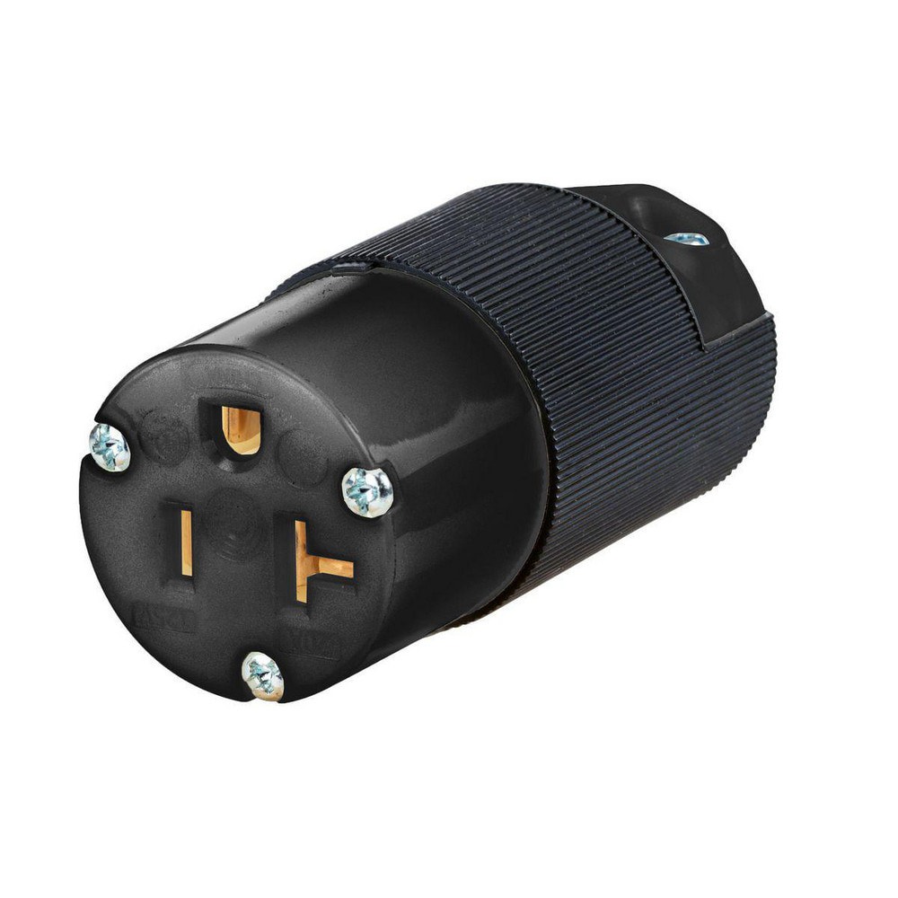 Straight Blade Plugs & Connectors; Connector Type: Female ; Grade: Industrial ; Connector Angle: No Angle ; Amperage: 20.0000 ; Voltage: 125V ; Number Of Poles: 2