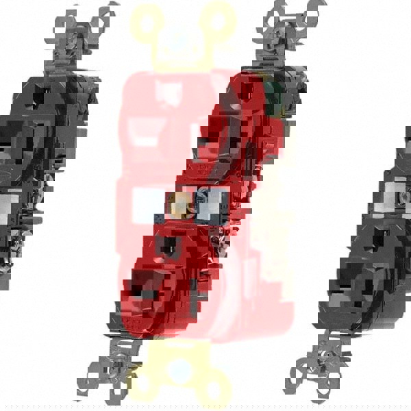 Straight Blade Duplex Receptacle: NEMA 6-20R, 20 Amps, Grounded