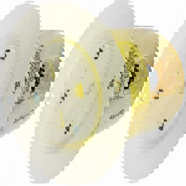 Straight Blade Single Receptacle: NEMA 6-15R, 15 Amps, Grounded