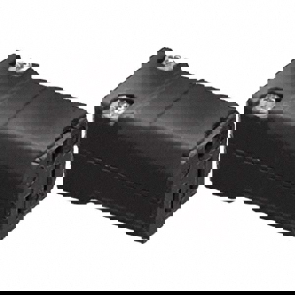 Straight Blade Connector: Industrial, 5-15R, 125VAC, Black