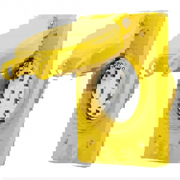 Straight Blade Single Receptacle: NEMA 5-20R, 20 Amps, Grounded