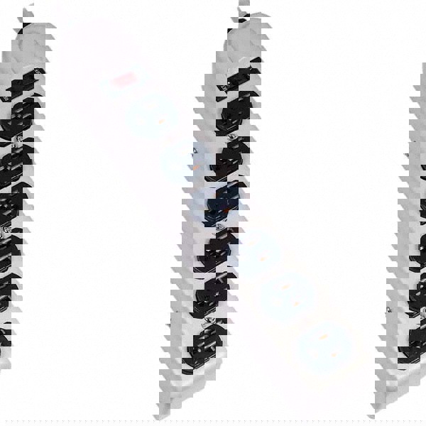 Power Outlet Strips; Amperage: 15 A; Amperage: 15 A; Voltage: 125 V; Protection Type: Standard; Number of Outlets: 6; Mount Type: Direct Plug-In; Number Of Outlets: 6; Mounting Type: Direct Plug-in; Cord Length: 6 ft; Voltage: 125 V; Overall Depth: 1.4800