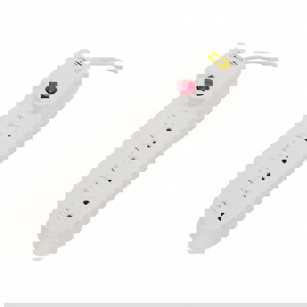 Power Outlet Strips; Amperage: 15 A; Amperage: 15 A; Voltage: 125 V; Protection Type: Standard; Number of Outlets: 6; Mount Type: Direct Plug-In; Number Of Outlets: 6; Mounting Type: Direct Plug-in; Strip Length: 11.1700 in; Cord Length: 6 ft; Voltage: 12