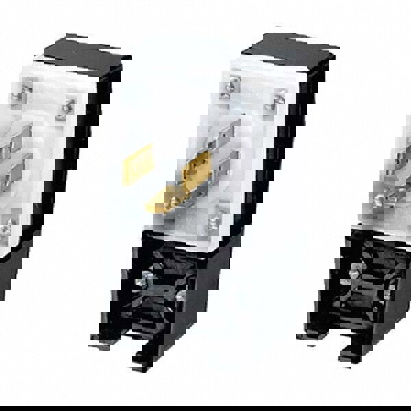 Straight Blade Plug: Industrial, 18-20P, Black