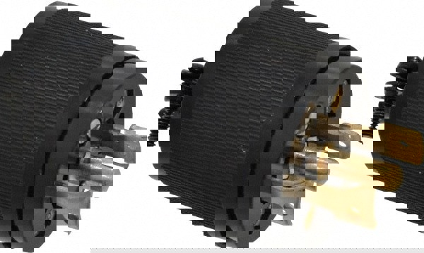 Locking Inlet: Plug, Industrial, ML-3P, 125 & 250V, Black