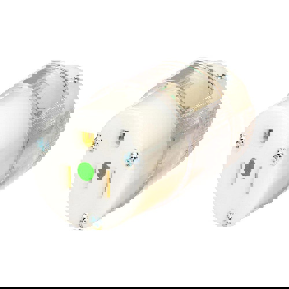 Straight Blade Plugs & Connectors; Connector Type: Female ; Grade: Hospital ; Connector Angle: No Angle ; Amperage: 15.0000 ; Voltage: 125V ; Number Of Poles: 2