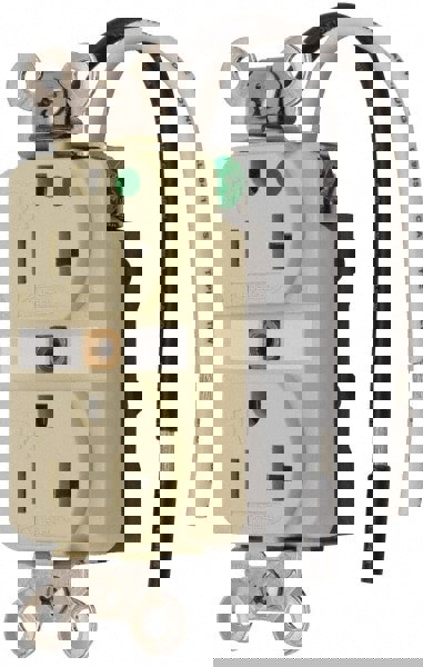 Straight Blade Duplex Receptacle: NEMA 5-20R, 20 Amps, Self-Grounding