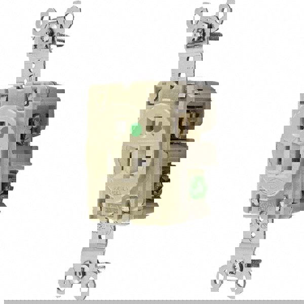 Straight Blade Single Receptacle: NEMA 5-20R, 20 Amps, Grounded