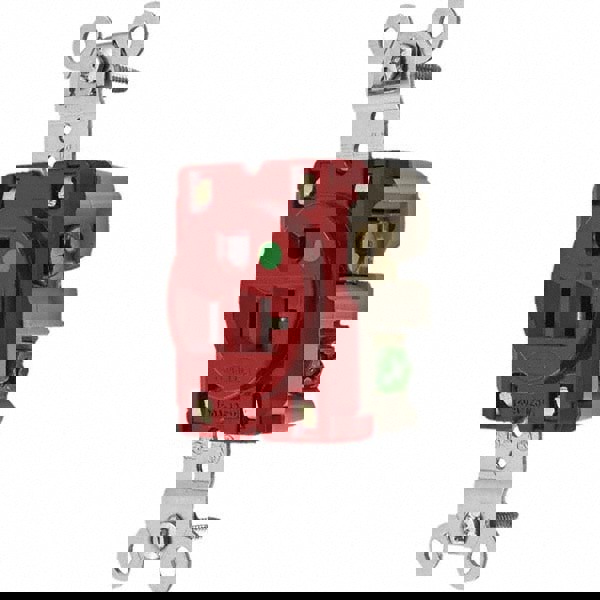 Straight Blade Single Receptacle: NEMA 5-20R, 20 Amps, Grounded