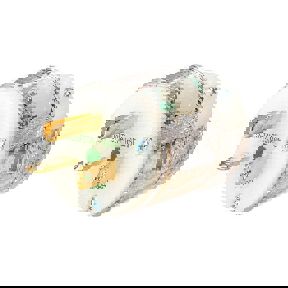 Straight Blade Plugs & Connectors; Connector Type: Plug ; Grade: Hospital ; Connector Angle: No Angle ; Amperage: 20.0000 ; Voltage: 125V ; Number Of Poles: 2