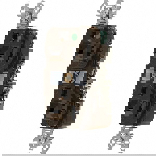 Straight Blade Duplex Receptacle: NEMA 6-20R, 20 Amps, Grounded