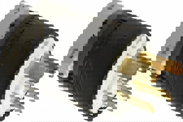 Straight Blade Plug: 15-50P, 250VAC, Black & White