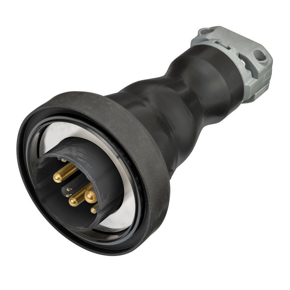 Pin & Sleeve Plugs & Connectors; Pin Configuration: 3 ; Number Of Poles: 2 ; Amperage: 60.0000 ; Voltage: 125.00; 277.00; 347.00 ; Housing Material: Valox ; Minimum Cord Grip Diameter: 0.5in