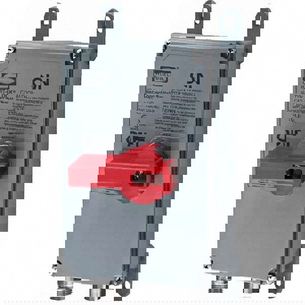 Cam & Disconnect Switch: Enclosed, 30 Amp, 600VAC, 3 Phase