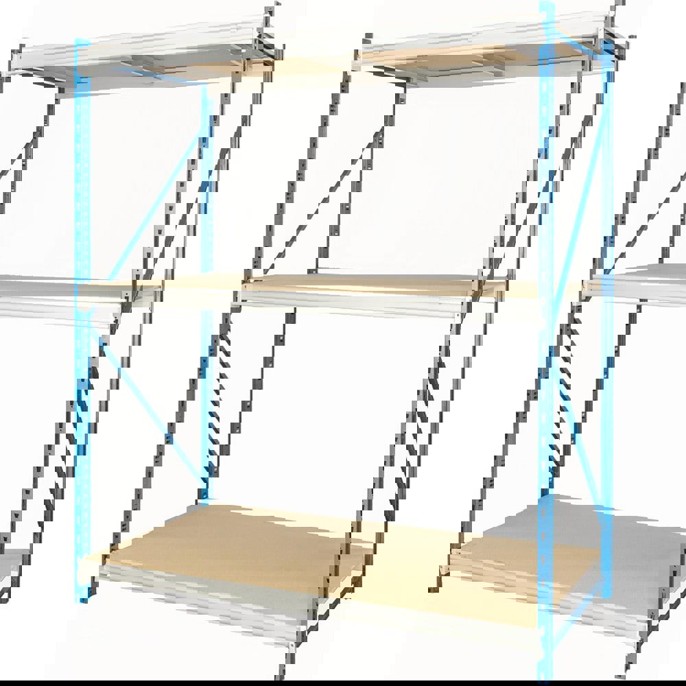 Storage Racks; Rack Type: Bulk Rack Starter Unit ; Overall Width (Inch): 72 ; Overall Height (Inch): 87 ; Overall Depth (Inch): 36 ; Material: Steel ; Color: Light Gray; Marine Blue