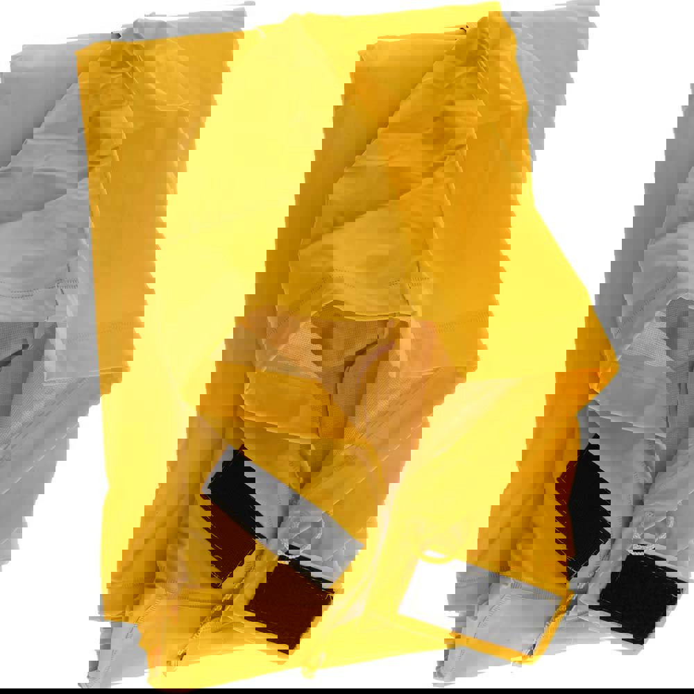 Rain Bib Overalls: Size 2X-Large, Polyester & Polyvinylchloride